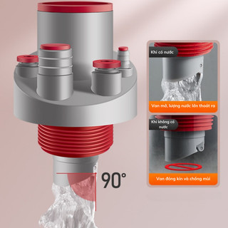 Bộ Van Khớp Nối Myd.23 5in1, Ngăn Mùi Hiệu Quả Cho Nhà Bếp