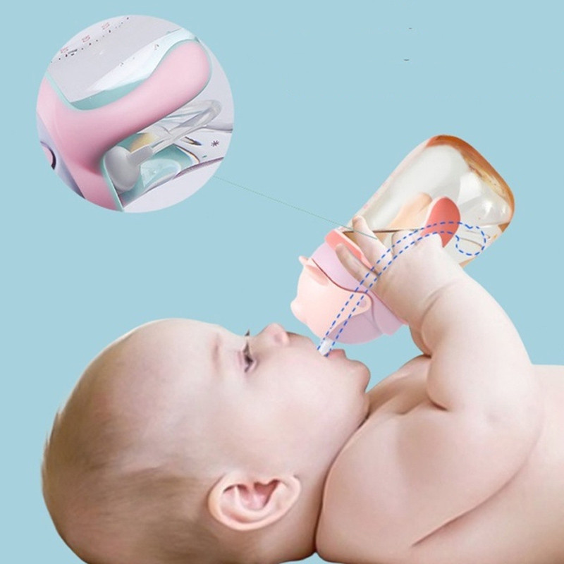 Bình Nước,Cao Cấp Cho Bé Tập Uống Sữa Uống Nước Có Van Chống Sặc 250ml,Chịu Nhiệt Tốt,Có Tay Cầm