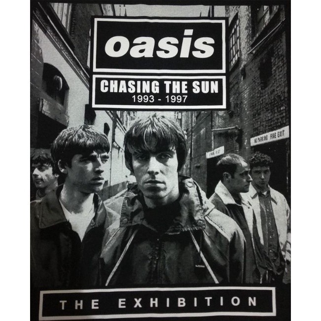 Oasis CHASING THE SUN Áo thun cao cấp ốc đảo britpop Radiohead ban nhạc Áo thun
