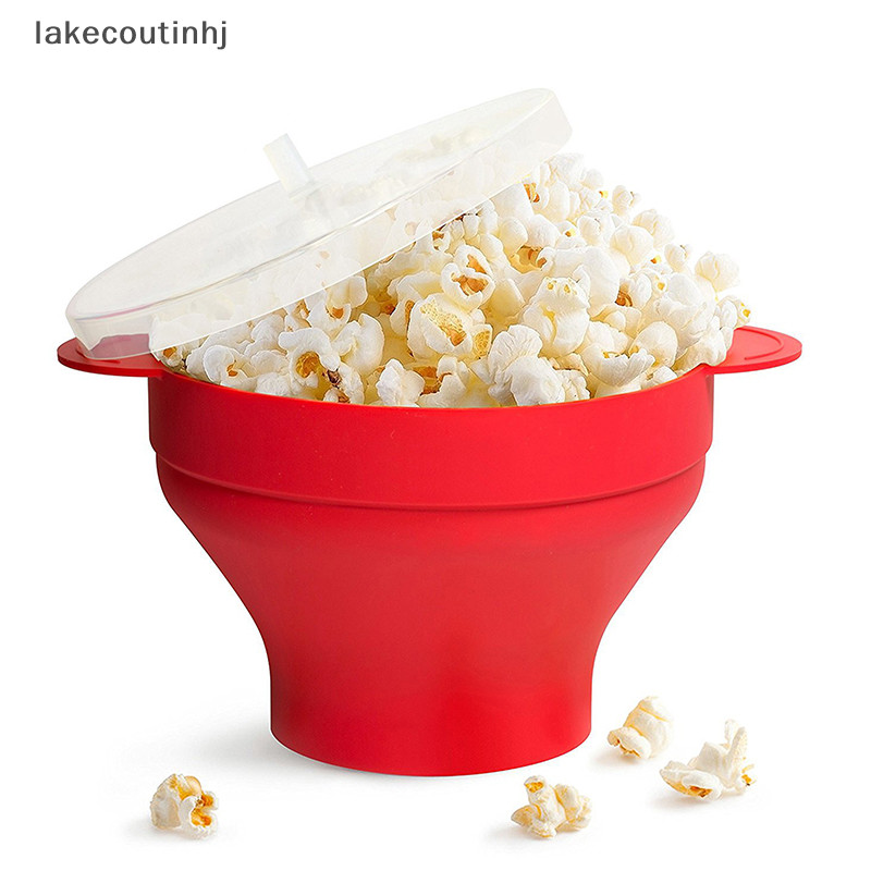 Lu Bếp Lò Vi Sóng Bắp Rang Bát Xô Silicon DIY Popcorn Maker Có Nắp Chip Món Ăn Trái Cây Chất Lượng Cao Dễ Dàng Dụng Cụ Bắp Rang tinhj