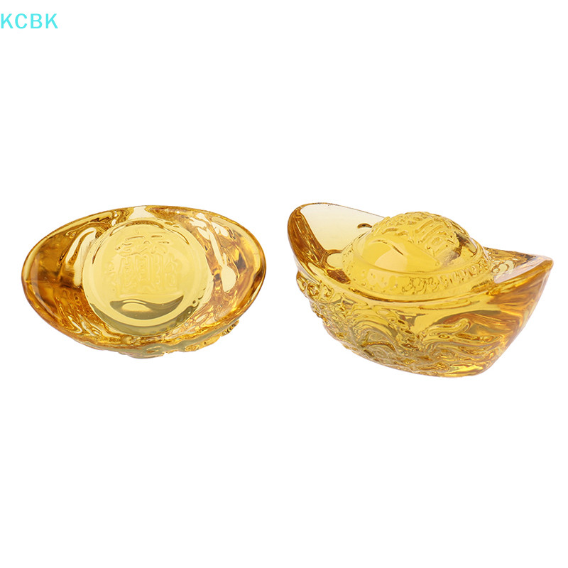 [Kc] Thỏi họa tiết rồng Yuan Bảo phong cách Trung Quốc Trang trí nhà may mắn [BK]