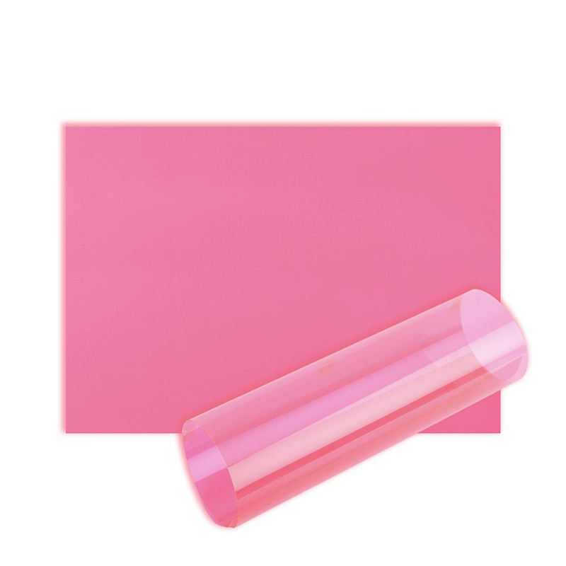 Gel lọc ánh sáng tấm trong suốt Phim trong suốt Màu cứng mờ Acetate Độ dày 0,3mm A4 Đa năng