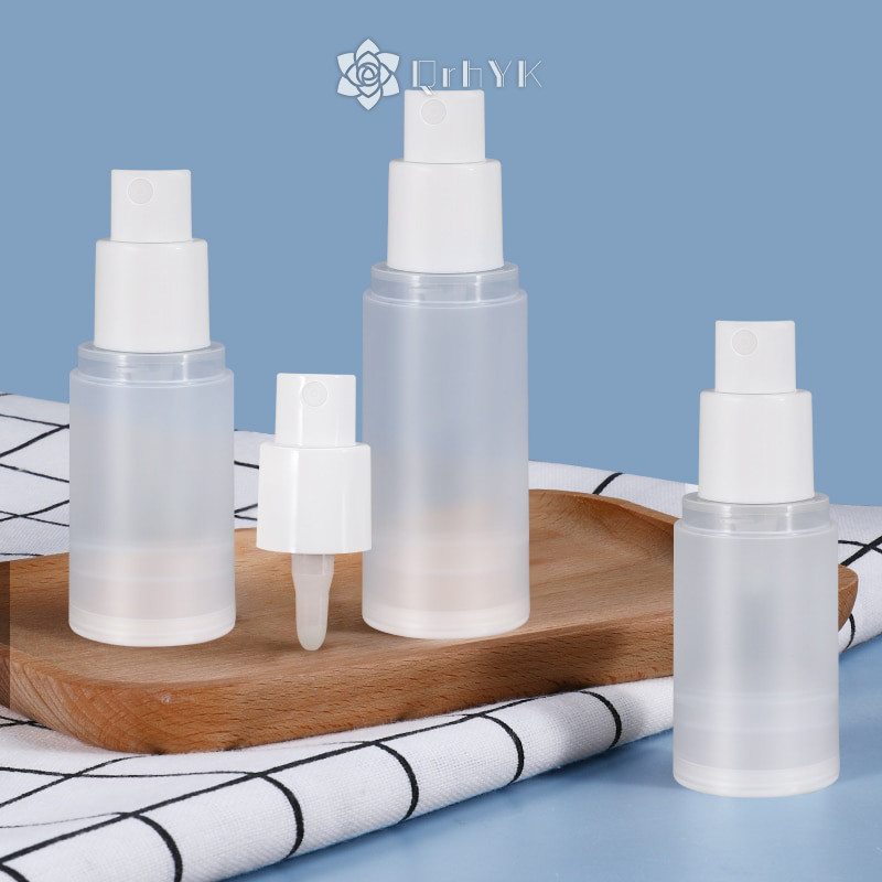 Qrhyk Di Động Chân Không Chai Mỹ Phẩm Có Thể Đổ Lại Mờ Mỏ Vịt Bơm Mỹ Sương Chai Lotion Hộp Đựng Kem Du Lịch Mới