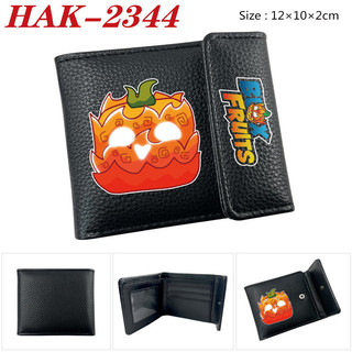 GS4 Blox Trái Cây Hoạt Hình Anime Da PU Ví In Tiền Xu Ví Gấp Đa Năng Khe Cắm Thẻ Túi S