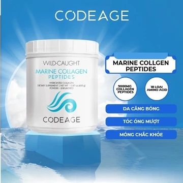 [COMBO 2 HỘP] CodeAge Collagen Marine Collagen Peptides Uống Làm Đẹp Da, Sáng Da, Chống Lão Hoá, Trẻ Hoá Làn Da 450g