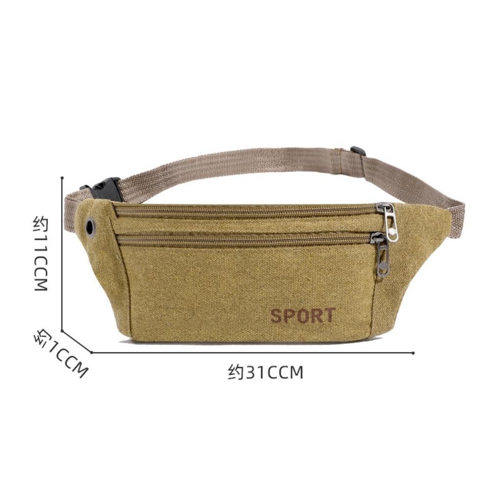 Túi chạy bộ FEDAOG, Gói vải Fanny nhiều túi, Đồng xu điện thoại Satchel