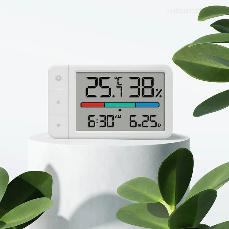 Nhiệt kế Xiaomi MiaoMiaoCe Máy đo độ ẩm Trạm thời tiết Máy đo độ ẩm Đồng hồ đa chức năng cho cảm biến độ ẩm nhiệt độ gia đình