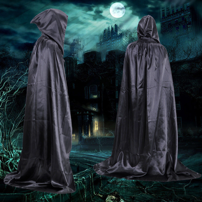 Áo choàng HalloweenthemesDeath, Ma cà rồng, Phù thủy - phù hợp người lớn và trẻ em với mũi đen