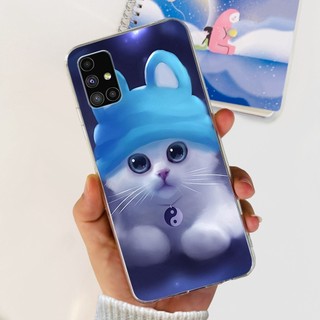 Dành Cho Samsung Galaxy M51 M31 Ốp Lưng Silicon Mềm Hình Bướm Đá Cẩm Thạch Sang Trọng Cho Samsung M31 M51 SM-M515F SM-M315F