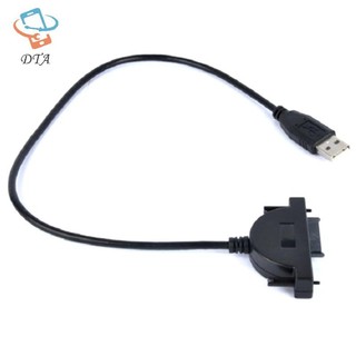 [Dta] Cáp USB 2.0 SATA CD / DVD-ROM Cáp Ổ Đĩa Quang Adapter Cho PC Laptop Notebook VN