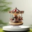 SA 2D Flat Giáng Sinh Carousels Bảng Acrylic Có Đế Trong Nhà Trang Trí Máy Tính Để Bàn Trang Trí Lễ Hội Tiệc Ngày Lễ