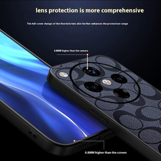 Ốp Lưng Cho OPPO Find X8 Pro Da Thời Trang Sang Trọng TPU Mềm Edge Chống Rơi Vỏ Điện Thoại
