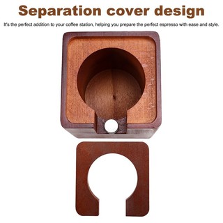 Đế Tamper Espresso - Giá đỡ Portafilter cà phê bằng gỗ cho bộ lọc 51 / 53, Phụ kiện phân phối cà phê nhà bếp