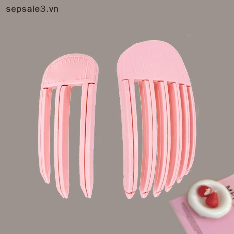 # sepsale # 3 / 6 Răng Lông Tơ Rễ Tóc Hiện Vật Cao Kẹp Tóc Tự Nhiên Lông Tơ Traceless Dụng Cụ Tạo Kiểu Tóc Làm Đẹp Cho Người Lười.