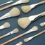 TUYỆT VỜI 11 Bộ cọ len nghệ thuật gốm, Bàn chải len Bàn chải sơn gốm bằng gỗ, Đồ dùng nghệ thuật du lịch mềm mại DIY Tranh bút Đồ dùng nghệ thuật
