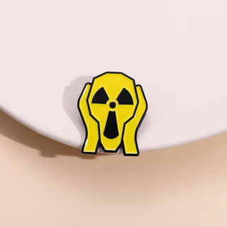 Sáng Tạo Văn Bản Tiếng Anh Men Pin Retro Âm Nhạc CD Men Trâm Điện Từ Cá Sấu Voi Ba Lô Huy Hiệu Kim Loại Huy Hiệu Phụ Kiện Quà Tặng Cho Bạn Bè