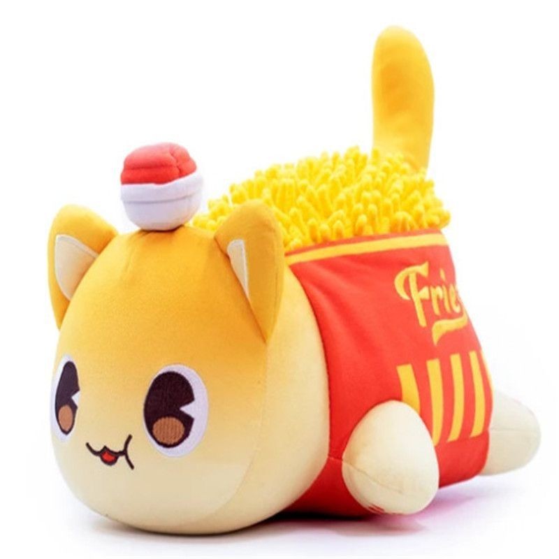 Gối Ôm Nhồi Bông Hình Mèo Aphmau/Bánh Mì/Bánh Sandwich/Bánh Mì/Thức Ăn Đáng Yêu Cho Trẻ Em