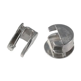 [CRUSH] Đai ốc khóa cam, 6.3mm / 0.25 "9,5mm / 0,37" Đầu nối chung Khóa đai ốc, Bạc bền 14.6mm / 0,57 "Niken, Phụ kiện cam kẽm