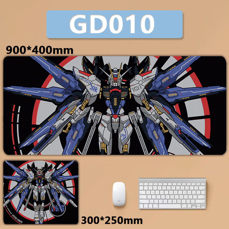 90x40cm Tùy Chỉnh XXL Lớn Bàn Phím Bàn Phím Miếng Lót Sinanju Sazabi Char 's Zaku Freedom Astray Wing Kỳ Lân Barbatos Gundam Miếng Lót Chuột Chơi Game
