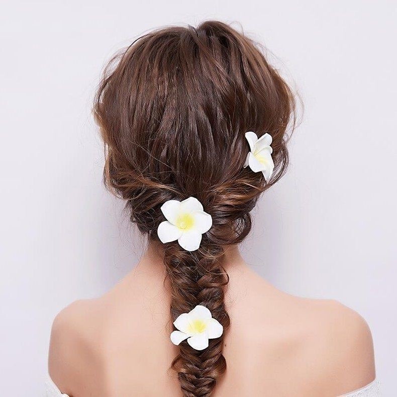 Hoa Trứng Kẹp Tóc Mini Bé Gái Thời Trang Nữ Barrettes Phong Cách Hàn Quốc Phụ Kiện Tóc Nhỏ