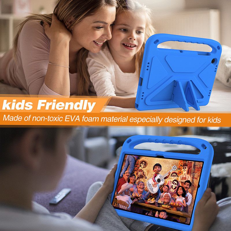 Ốp lưng EVA an toàn cho trẻ em cho Samsung Tab A9 X110 A9 + A9 Plus X210 A7 Lite T220 Tab A 8.0 2019 T290 A8 10.5 X200 S6 Lite P610 T510 A7 T500 Vỏ máy tính bảng chống sốc