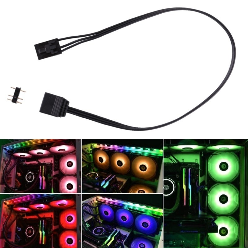Btsg Premium- Đầu nối 4 chân 5V cho Corsair sang Bộ chuyển đổi ARGB 4Pin 5V 4in tiêu chuẩn