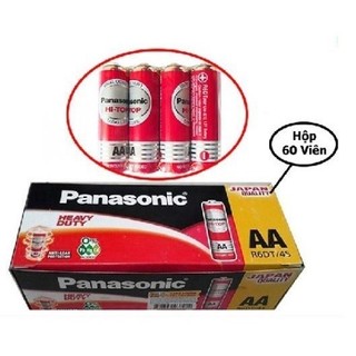 (HCM) Pin AA Panasonic Đỏ - Hộp 60 VIên