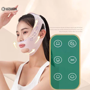 Kuzhen Mặt thoáng khí V Face Band Cheek Nâng lên Chống nhăn Mặt nạ mỏng Giảm cằm đôi V-Line Định hình HOT