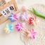8cm Nhiều Màu Sắc Gradient Hoa Sứ Nữ Phụ Kiện Tóc Cô Gái Ngọt Ngào Frangipani Kẹp Tóc Cá Mập Kẹp Tóc