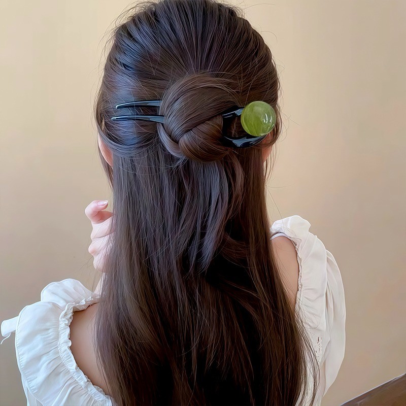 Kẹp tóc hình chữ u cổ điển Kẹp tóc nữ cao cấp kiểu Pháp