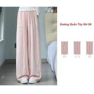[Combo 2q] Quần ống suông rộng nữ chất linen, quần kẻ sọc Ống Rộng BigSize Xưởng May Song Anh mẫu mới hottrend hè 2025