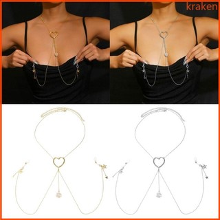 Kra Cơ Thể Trang Sức Núm Vú Dây Xích Áo Ngực Dây Xích Bikini Sling Ngực Dây Xích Váy Thích Hợp Cho Lễ Hội Âm Nhạc Và Hợp Thời Trang Ra