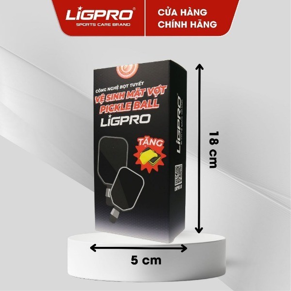 Xịt vệ sinh mặt vợt Pickleball LIGPRO 200ml TẶNG KHĂN chuyên dụng bảo quản các loại vợt thethaochinhhang