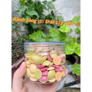 Bánh ăn dặm lòng đỏ trái cây rau củ mix vị cho bé ( hũ 300ml)