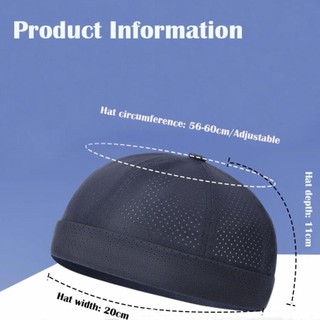 Mũ Docker Không Vành Woay Lưới, Khô Nhanh, Thoáng Khí Phù Hợp Unisex