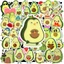 Combo 50 Sticker Trái Bơ Avocado chống nước sticker dán laptop, điện thoại, đàn guitar, mũ bảo hiểm, vali - GÌ CŨNG IN