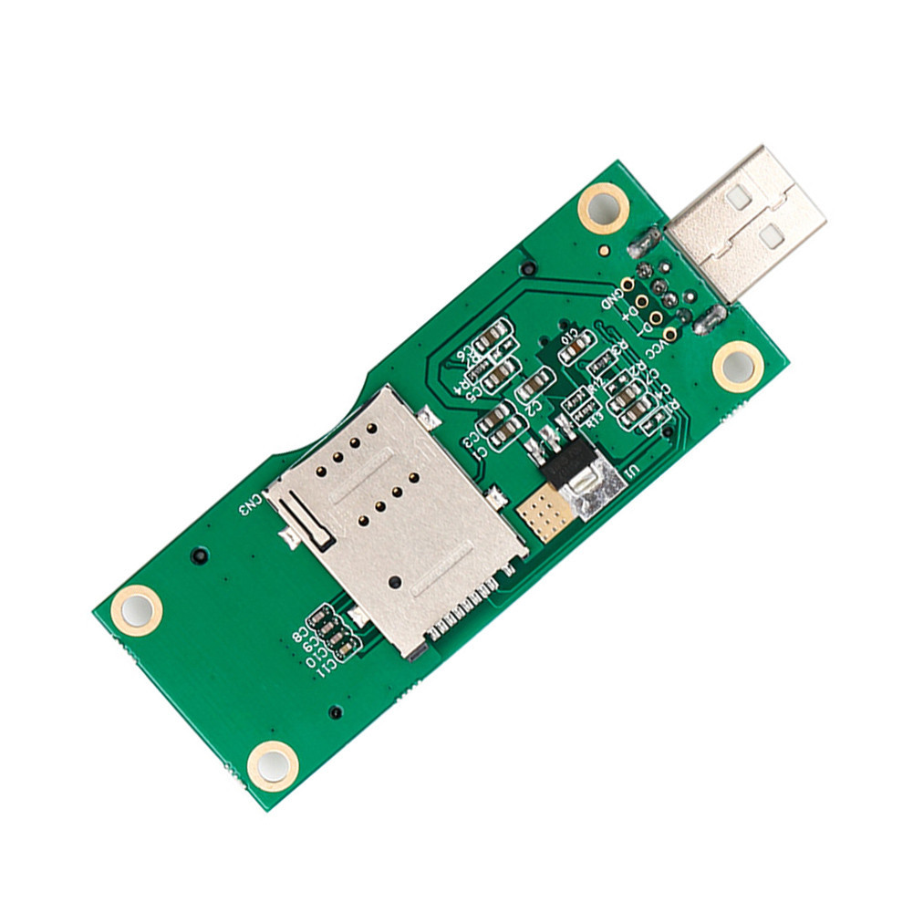 Bộ chuyển đổi PCI-E sang USB Mini có khe cắm thẻ SIM 8Pin cho mô-đun ...