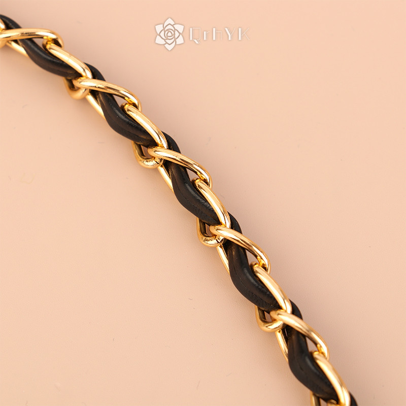 Qrhyk 120cm Ví Dây Xích Đeo Ngang Túi Xách Dây Xích Da Thay Thế Túi Đeo Vai Dây Xích Diy Nữ Cô Gái Túi Một Phần Phụ Kiện Mới