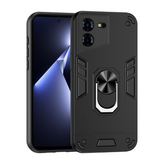 Dành Cho Tecno POVA 5 Pro Ốp điện thoại Có Chân Đế Vòng Metel Giá Đỡ Từ Tính Lưng Cứng Mềm TPU Cạnh Chống Sốc Chống Rơi Mỏng Bao