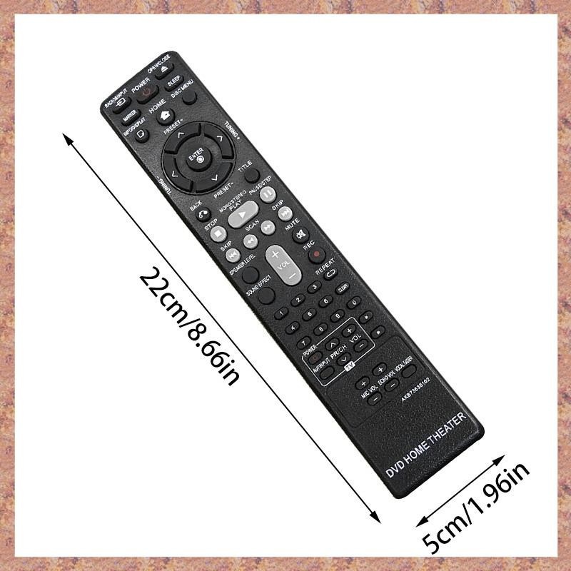 Dành cho LG DVD HOME THEATER Điều khiển từ xa AKB73636102 Thay thế (R F C V)