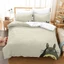 ST2 My Neighbor Totoro Suit Bộ chăn ga gối 3IN1 Bộ chăn ga gối Vỏ gối Phòng ngủ gia đình Có thể giặt được Ký túc xá TS2