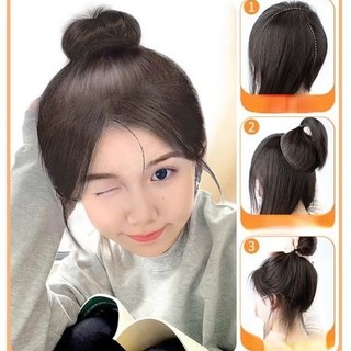 Tóc Giả Chụp Độn Phồng Đầu, Chụp Đầu Búi Tóc Đuôi Ngựa Cho Nữ HaminStore