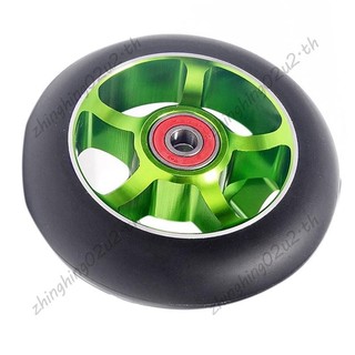 2 Chiếc 100 Mm Xe Tay Ga Thay Thế Bánh Xe Có Vòng Bi Nhôm Chống Mài Mòn PU Xe Tay Ga Phần Xe Tay Ga Phụ Kiện