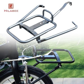 Hilabee Xe Đạp Giá Trước Pannier Rack Thiết Bị Hành Lý Du Lịch Tàu Sân Bay