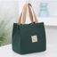 Túi xách GAVESTO, Túi đựng đồ ăn trưa thông thường Satchel, Túi vải Tote sinh viên in hình gấu dung tích lớn