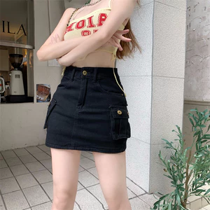 Chân Váy KaKi Chữ A Túi Hộp Phong Cách Hàn Quốc Có Quần Trong Lên From Xinh - CVO21