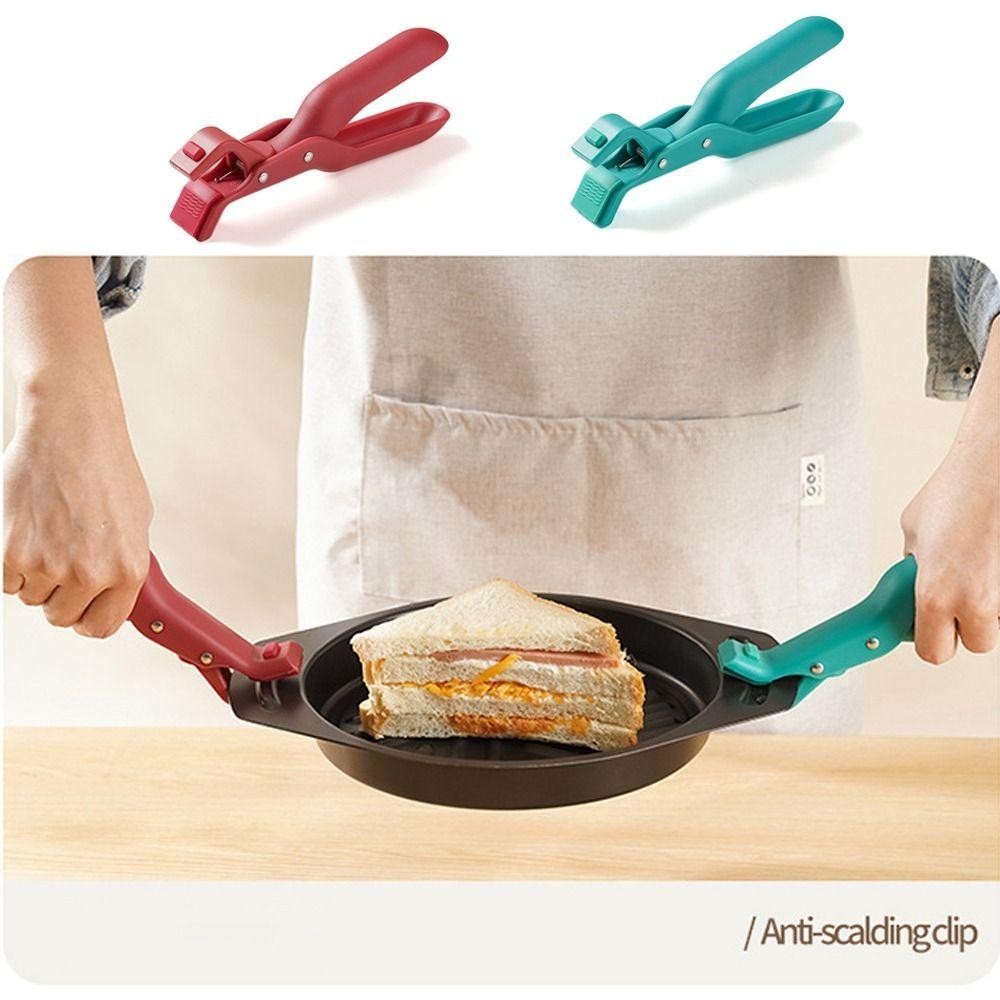 Kẹp chống bỏng WOODNEST, Kẹp bát bếp bằng silicon, Bát ăn bền Kẹp nồi chống trượt