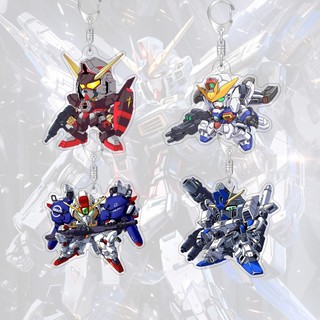 55cm Móc Khóa Di Động Phù Hợp Với Gundam Anime Acrylic Trang Trí Thùng Hoạt Hình Mặt Dây Chuyền Túi