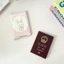Hộp đựng hộ chiếu OLVIDO, Túi đựng hộ chiếu in hình thỏ bằng da PU, Ví đựng thẻ tín dụng hoạt hình siêu mỏng di động dễ thương Phụ kiện du lịch