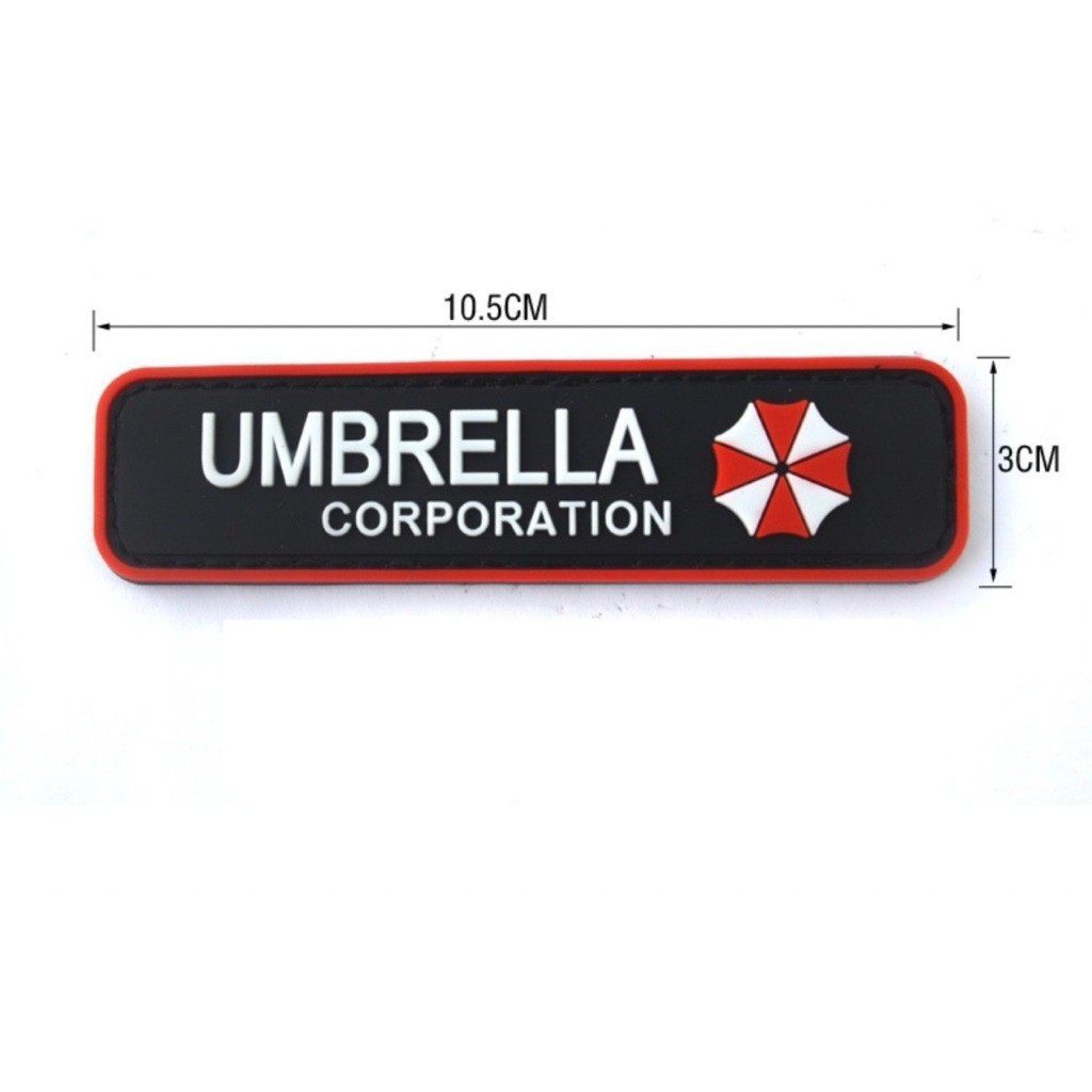 Patch_velcro UMBRELLA chất liệu PVC_tactical